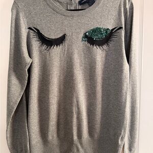 French Connection Button Back Pullover